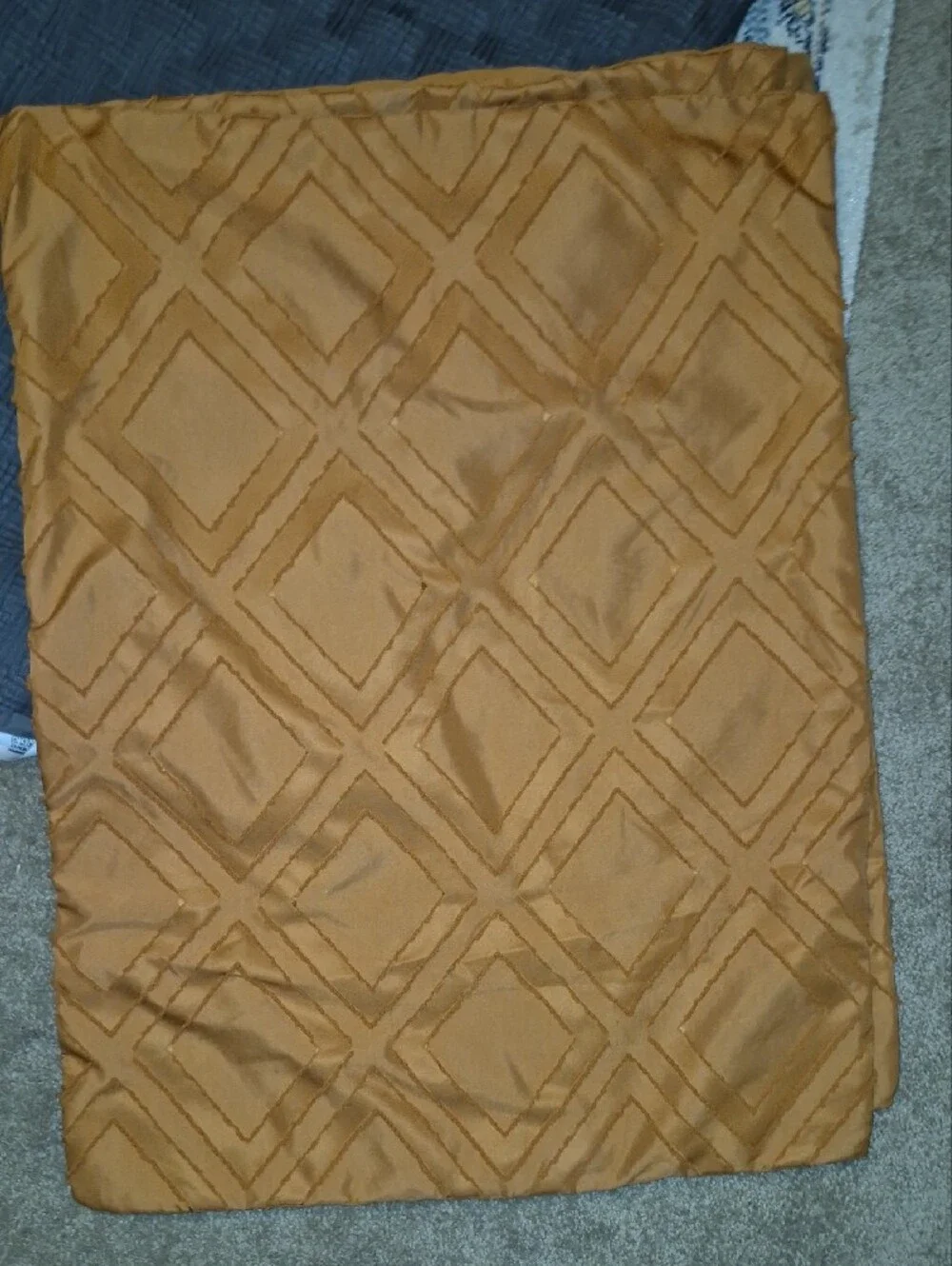 Textured 3-Piece Set Includes Standard Pillow Cases in Tan, Orange & Grey